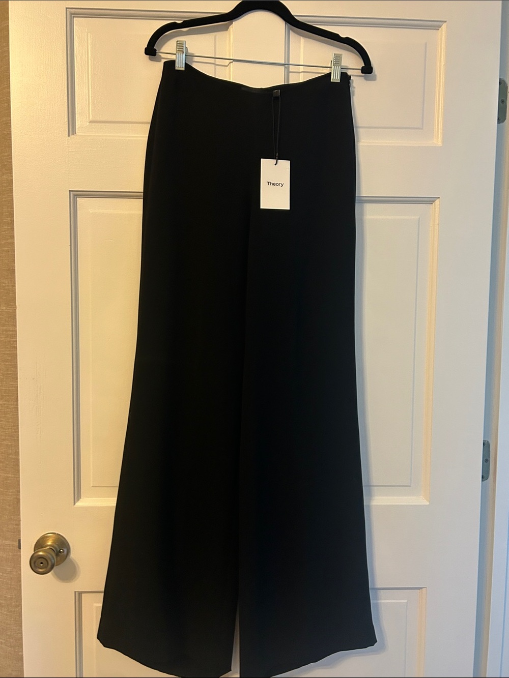 Theory Black Pants with Flowing Silhouette